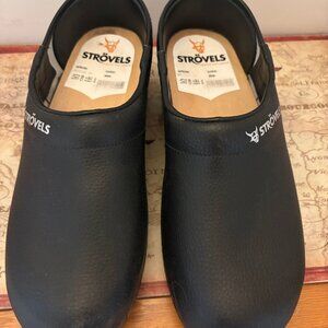Strövels Black Work Clogs EU 44 Price $75